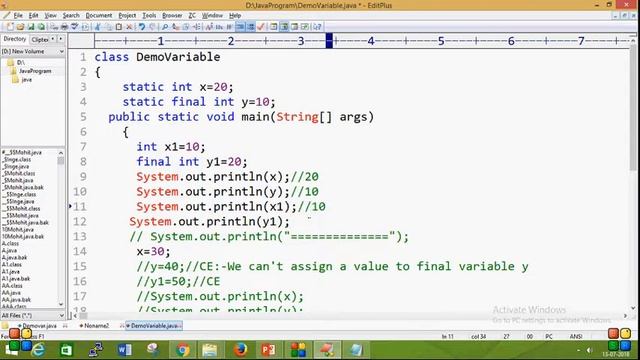 Important interview question What is final variable in core java смотреть онлайн