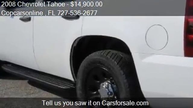 2008 Chevrolet Tahoe Police 4x2 4dr SUV for sale in LARGO, F смотреть онлайн