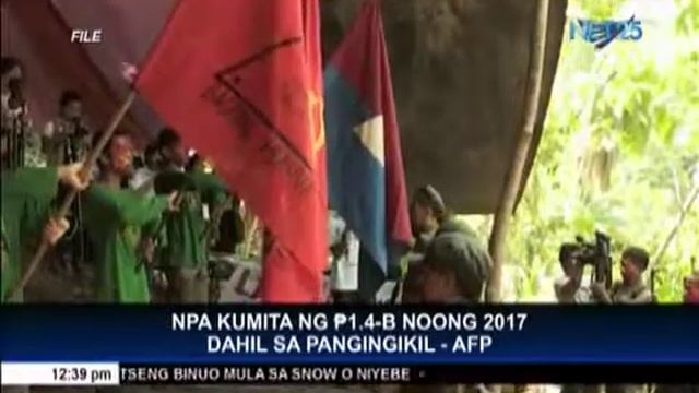 AFP: NPA earned Php 1.4 billion from extortion activities in 2017 смотреть онлайн