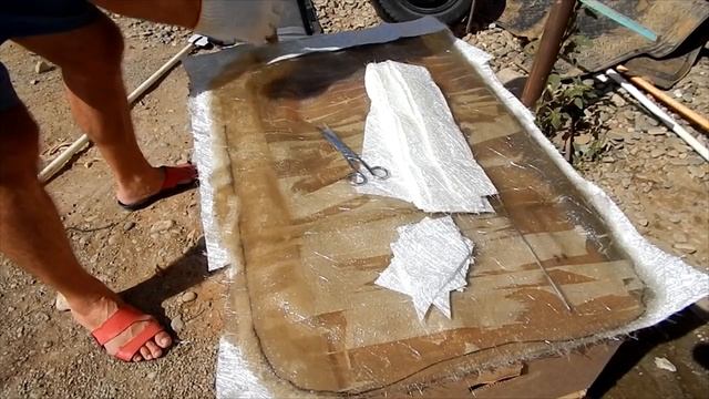 Кристалка часть 16 работаю со смолой, укрепляю основу для обшивки смотреть онлайн