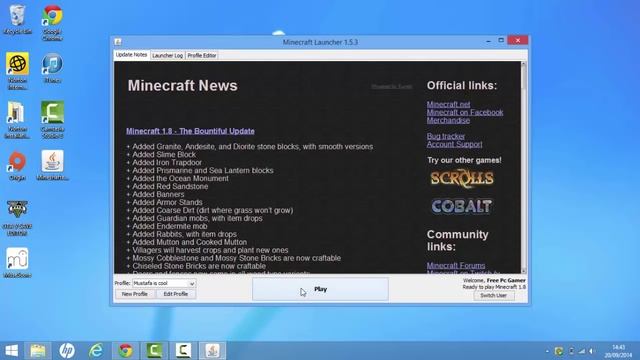 How to download Minecraft FREE on PC Windows 7 8 смотреть онлайн