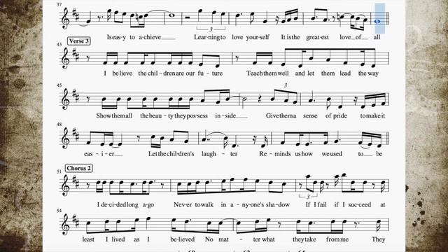 The Greatest Love of All - Bb (Tenor/Soprano) Sax смотреть онлайн
