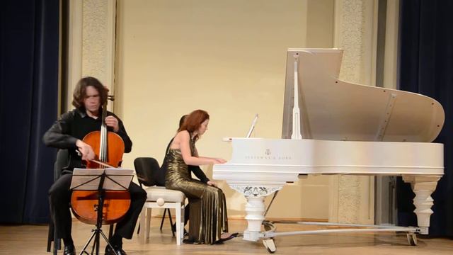 Beethoven Sonata for cello and piano Op 5 № 1 part 2 смотреть онлайн