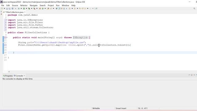 How to Read CSV file in Java 8 || Most Important feature of Java смотреть онлайн