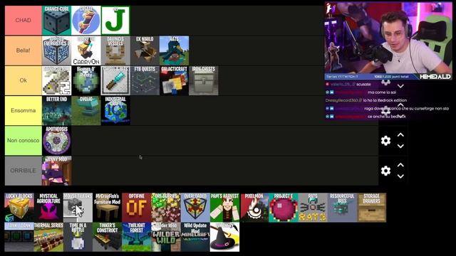 TIER LIST di TUTTE LE MOD di MINECRAFT 1.19 ITA смотреть онлайн