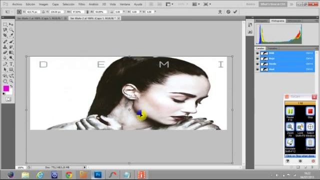 Como salvar a capa em alta qualidade no PhotoShop CS5 смотреть онлайн