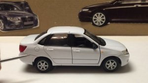 Распаковка масштабной модели LADA GRANTA от производителя WELLY