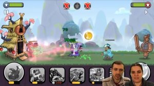 Огромный СУНДУК купили БолтушкА и ПРоХоДиМеЦ для Защиты БАШНИ! #29 - игра Tower Conquest