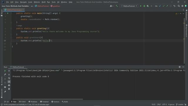 Java Types Of Methods смотреть онлайн