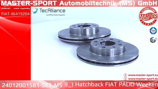24012001581-SET-MS / 24012001581-PCS-MS | Brake Disc | Master-Sport-Automobiltechnik (MS) GmbH смотреть онлайн