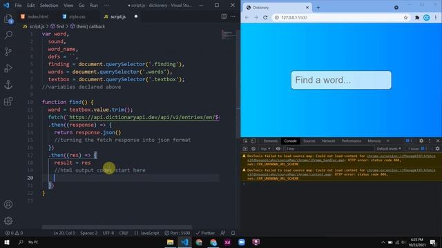 Dictionary with HTML CSS JavaScript | Childish Coder смотреть онлайн