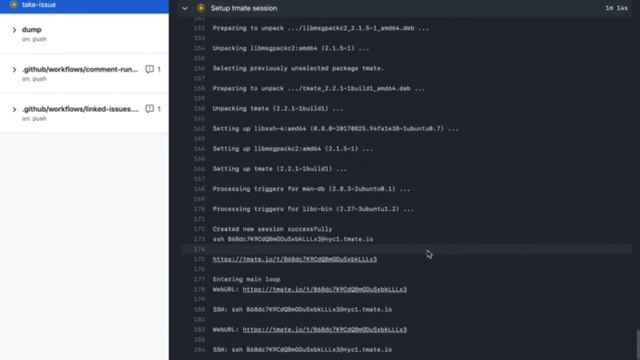 Debug your GitHub Actions via SSH by using tmate смотреть онлайн