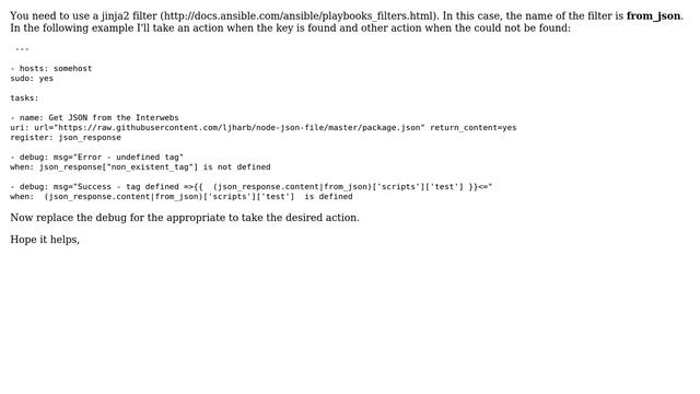 DevOps & SysAdmins: How to check the JSON response from a uri request with Ansible? (3 Solutions!!) смотреть онлайн