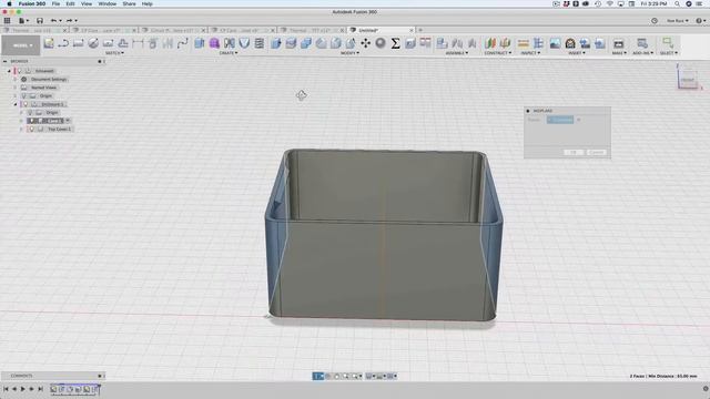 Fusion 360 Tutorial – Easy Snap Fit Cases! смотреть онлайн