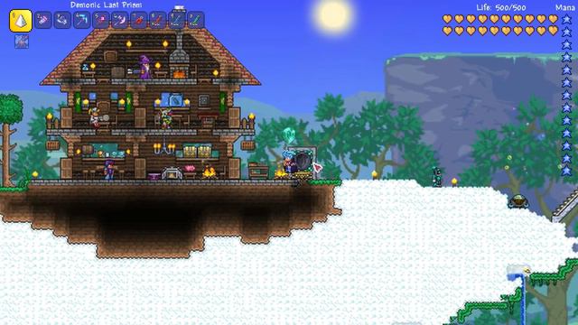Terraria 1.3.1 Gem Locks | Secret Doors & Teleporting Fun! | Wiring Tutorial смотреть онлайн