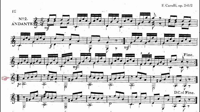 F. Carulli Andante op 241/2, Gert Haussner - git смотреть онлайн