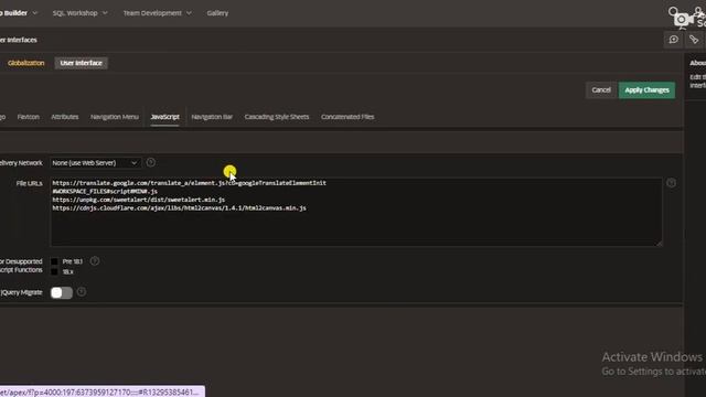 screenshot in oracle apex by JavaScript #JavaScript_in_oracle_apex смотреть онлайн