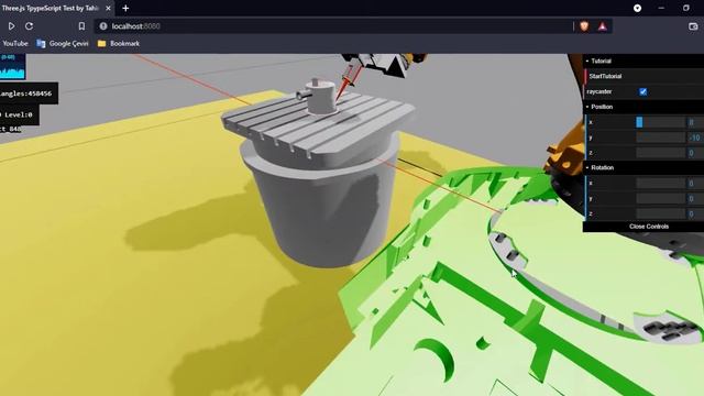 Three.js Tutorial Creating 3D JavaScript Robotic Arm Visualizer - React смотреть онлайн