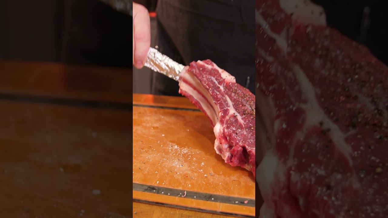 Стейк томагавк на газовом гриле смотреть онлайн