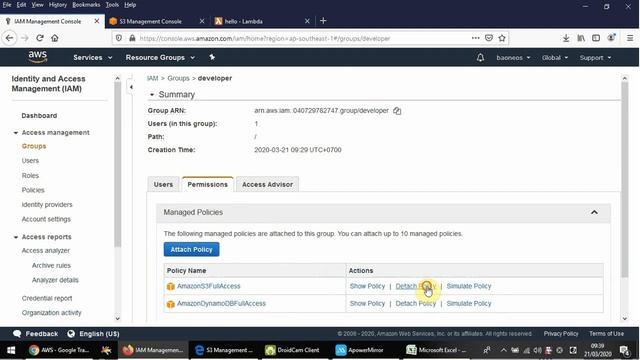 Bài 10: AWS IAM tạo người dùng quản lý AWS смотреть онлайн