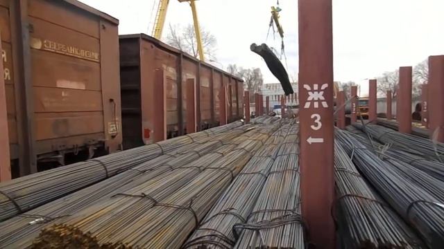 Погрузка мерной арматуры смотреть онлайн