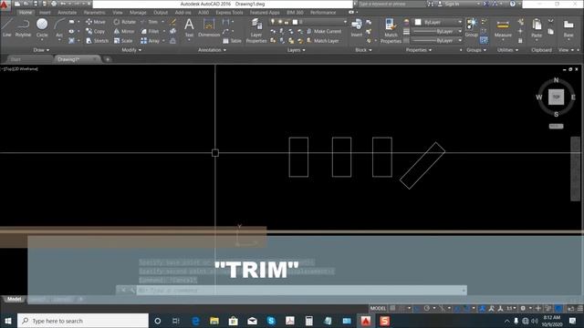 AUTOCAD - HOW TO USE MODIFY TOOLS смотреть онлайн