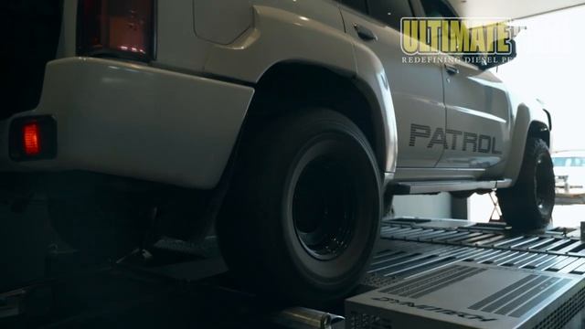 Nissan Patrol GU 2012 model (common-rail turbo-diesel ZD30 engine) - custom dyno tune! смотреть онлайн