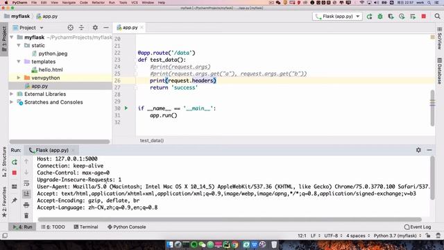 [ flask tutorial ] 07 flask使用request对象获取请求数据 смотреть онлайн