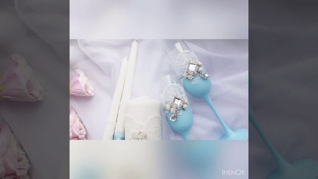 МК СВАДЕБНЫЙ НАБОР В НЕЖНО-ГОЛУБОМ ЦВЕТЕ смотреть онлайн