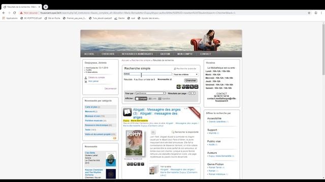 Effectuer une recherche dans le catalogue en ligne смотреть онлайн