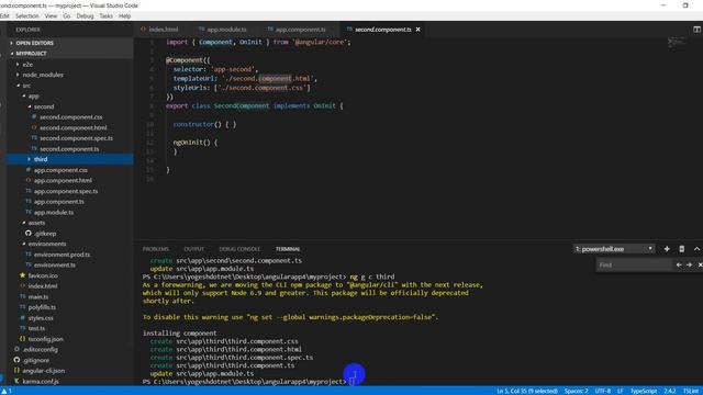 how to create multiple components in angular 4 | Lecture 6 смотреть онлайн