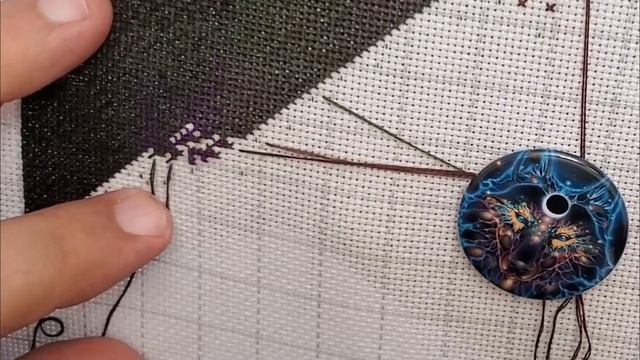 FlossTube #45 - Eron the Wizard HAED - Stitch With Me #2 - Cross Stitch Parking Method смотреть онлайн