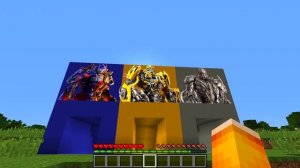 ВЫБЕРИ ПРАВИЛЬНУЮ ЛЕСТНИЦУ БАМБЛБИ ОПТИМУС ПРАЙМ МЕГАТРОН в МАЙНКРАФТ 100% ТРАНСФОРМЕРЫ ИСПЫТАНИЯ