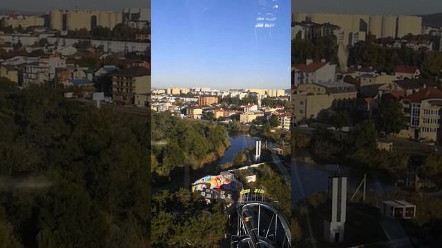Анапа парк аттракционов, колесо обозрения высота 75 метров смотреть онлайн