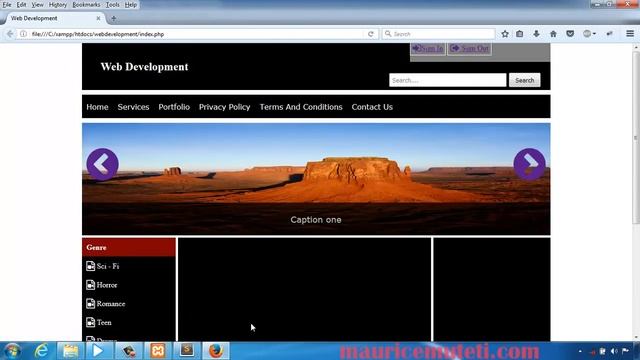 PHP Web Development - How To Make A Website Tutorial 17 - Sign In Sign Out Buttons смотреть онлайн