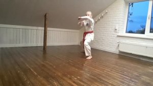 Ката на зеленый пояс.Карате