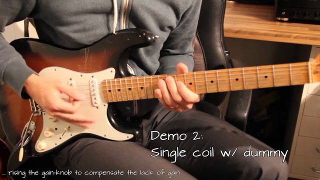 Dummy coil - Wiring diagram & comparison - Noiseless single coil pickups for strat смотреть онлайн