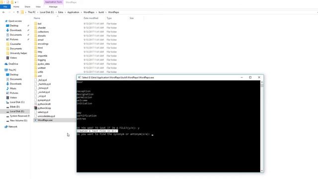 Python Project #4- Word Repo - A Repository of synonyms and Antonyms смотреть онлайн