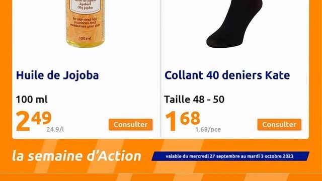 catalogue SEMAINE D'ACTION du 27 septembre au 3 octobre 2023 ?? PROMOTIONS cette semaine - FRANCE смотреть онлайн