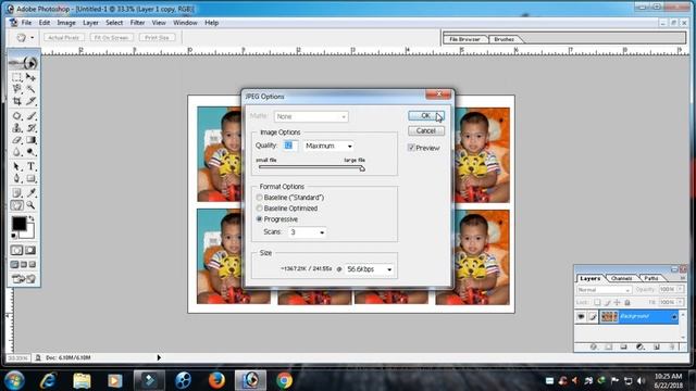 Create Passport size Photo in adobe Photoshop 7.0, print passphotos in Epson printer смотреть онлайн