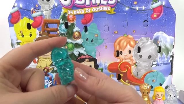 Адвент-календарь с игрушками! Ooshies принцессы Disney. Подарок в каждом окошке! Как это дарить?!? смотреть онлайн