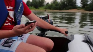 Ханкай 3.5 ривьера 2900с Обь замер скорости по и против течения