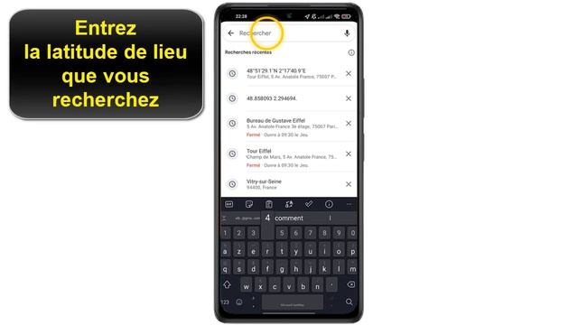 Comment entrer des coordonnées GPS dans Google Maps (entrer longitude latitude) смотреть онлайн