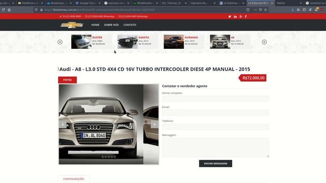 Script PHP - Site Para Venda De Automóveis e Auto Centers смотреть онлайн