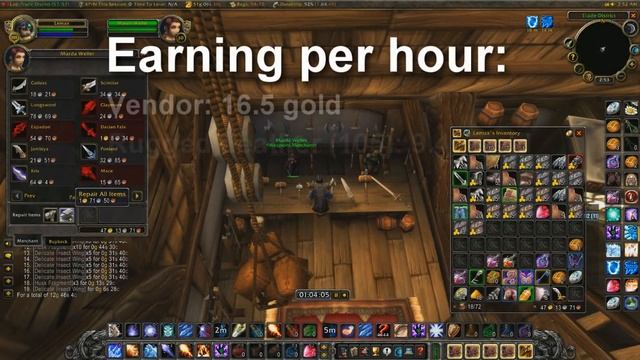 MAGE GOLD FARM IN DIRE MAUL WITH SKINNING 30 GOLD/HOUR - WoW Classic смотреть онлайн
