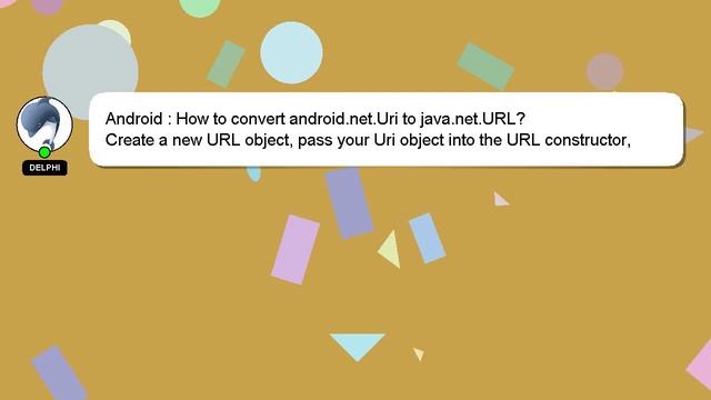 Android : How to convert android.net.Uri to java.net.URL? смотреть онлайн