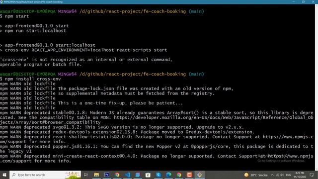 npm start not working / How to fix npm start error React смотреть онлайн