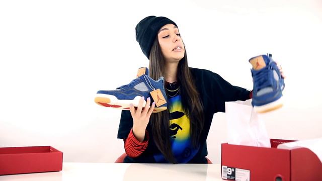Nss Unboxing The Air Jordan IV X Levi's W/ Ilaria Bigg