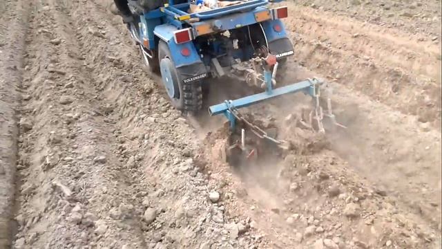 Окучивание картошки мотоблокам МТЗ. смотреть онлайн