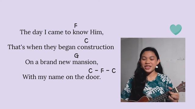 I CAN SEE HEAVEN ~ ukulele cover with lyrics + chords смотреть онлайн